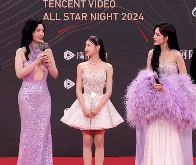 开胸礼服唐嫣高定黑裙却被压轴的赵丽颖抢镜龙8long8国际唯一网站澳门这天：张萌(图9)
